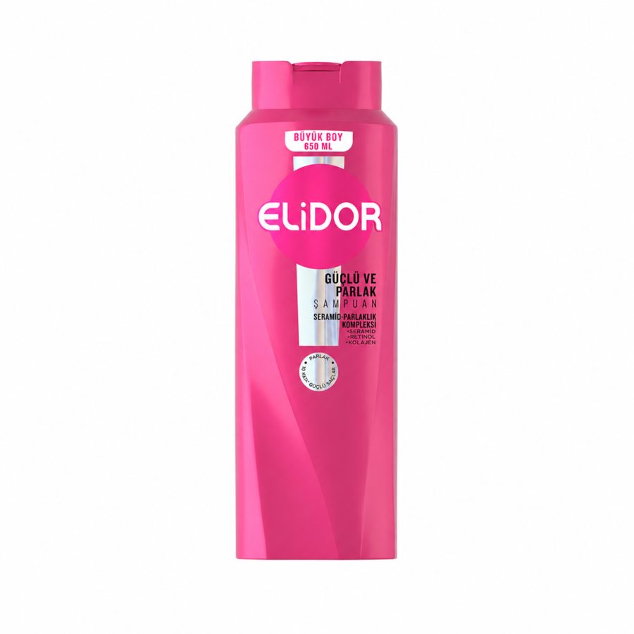 Elidor Güçlü ve Parlak Şampuan 650 ml