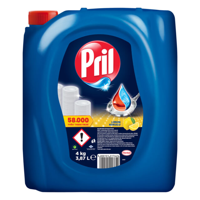 Pril Limon Elde Yıkama Bulaşık Deterjanı 4 kg