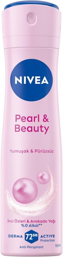 NIVEA Kadın Sprey Deodorant Pearl&Beauty 150 Ml