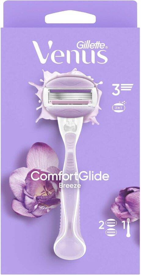 Gillette Venus Comfortglide Breeze Tıraş Makinesi + 2 Adet Yedek Başlık