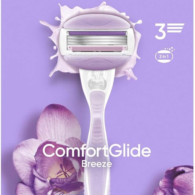 Gillette Venus Comfortglide Breeze Tıraş Makinesi + 2 Adet Yedek Başlık