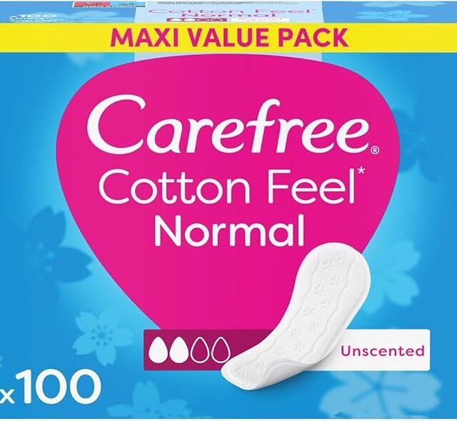 Carefree Normal Cotton Parfümsüz Günlük Ped 100’lü