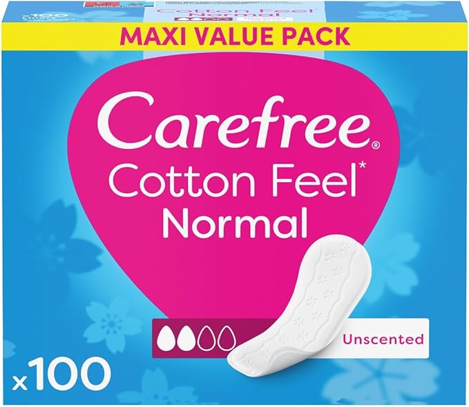 Carefree Normal Cotton Parfümsüz Günlük Ped 100’lü