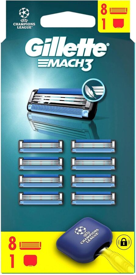 Gillette Mach3 Avantajlı Yedek Tıraş Bıçağı 8’li