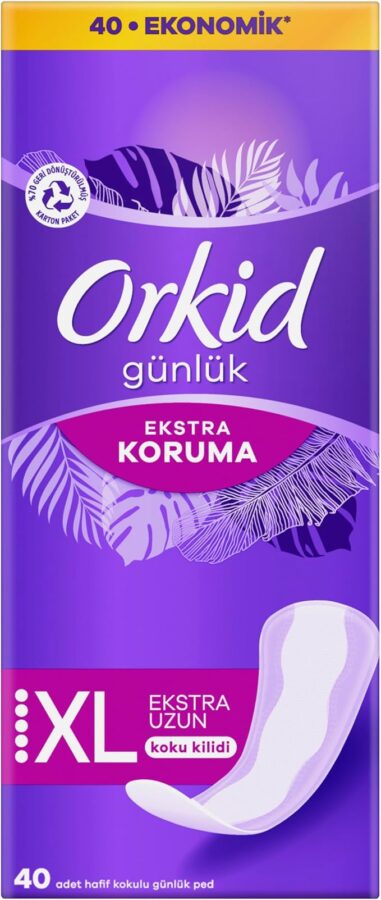 Orkid Günlük Ped Extra Koruma Uzun 40’lı