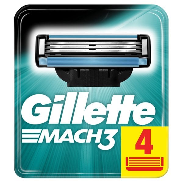 Gillette Mach3 Yedek Tıraş Bıçağı 4’lü